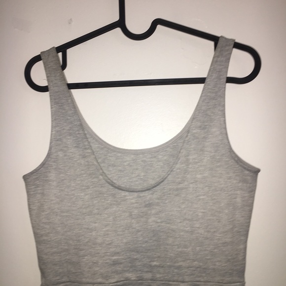 Light grey jersey dress - Picture 7 of 8